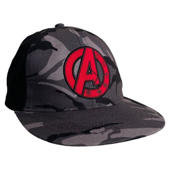 Marvel Avengers Hat Baseball Cap Camo Adjustable Snap Back Youth Kids, One Size - Picture 1 of 7